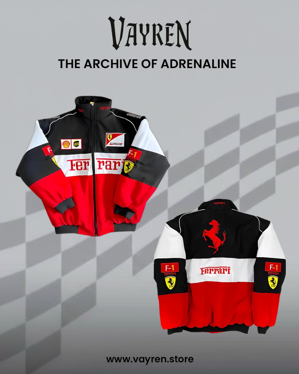 FERRARI F1 BAGGY FIT THREE COLOUR