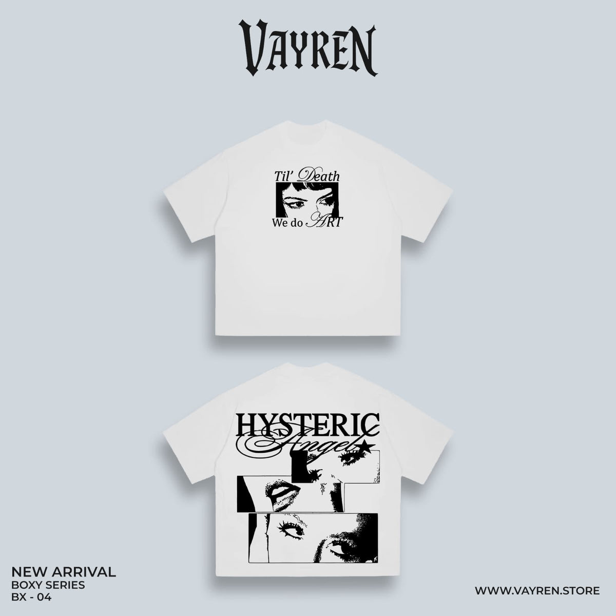Crimson Hysteria Boxy Fit T-Shirt