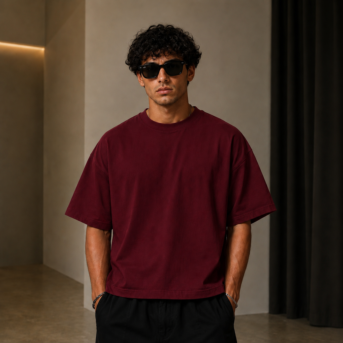 Set Of 3 Basic Boxy Fit Tees