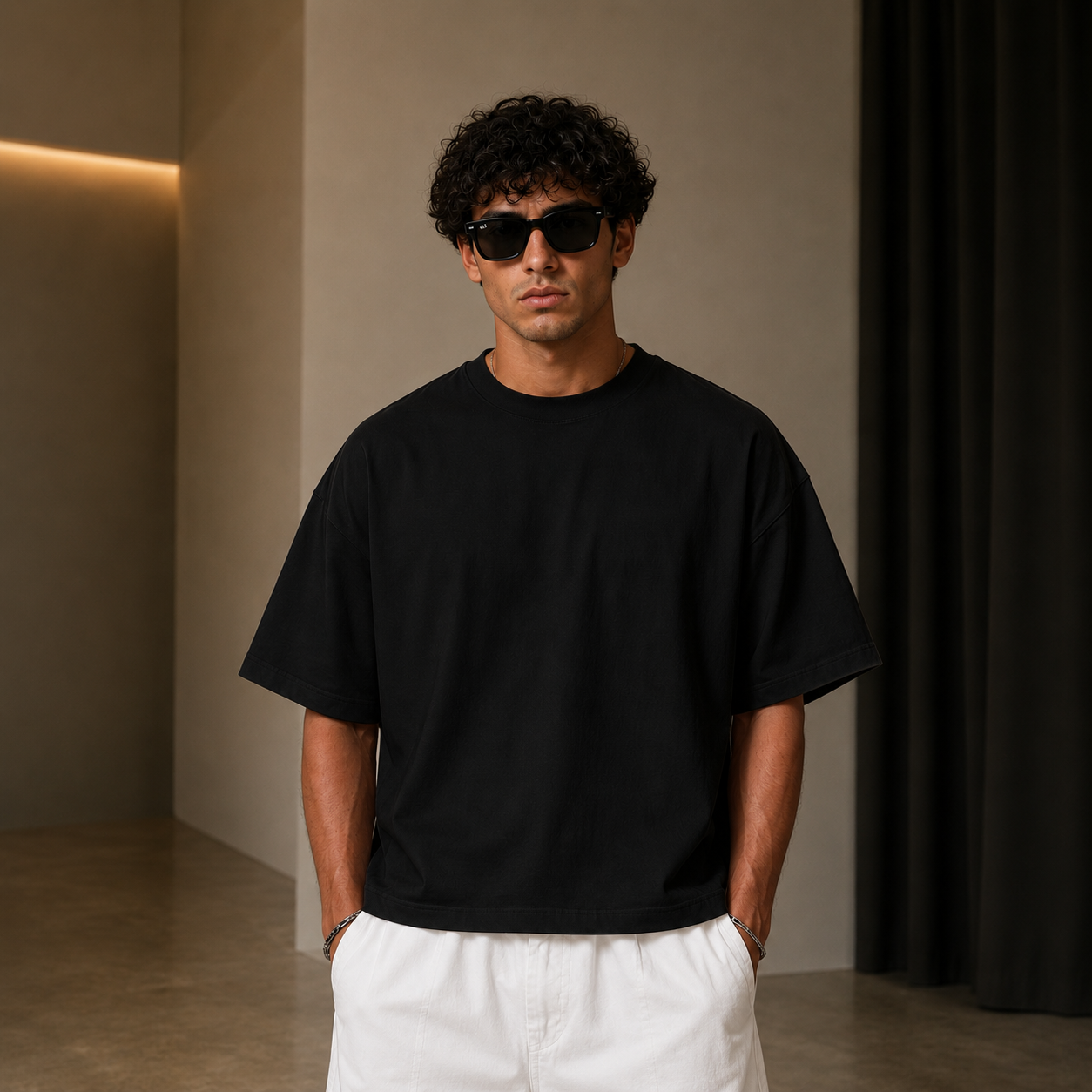 Set Of 3 Basic Boxy Fit Tees