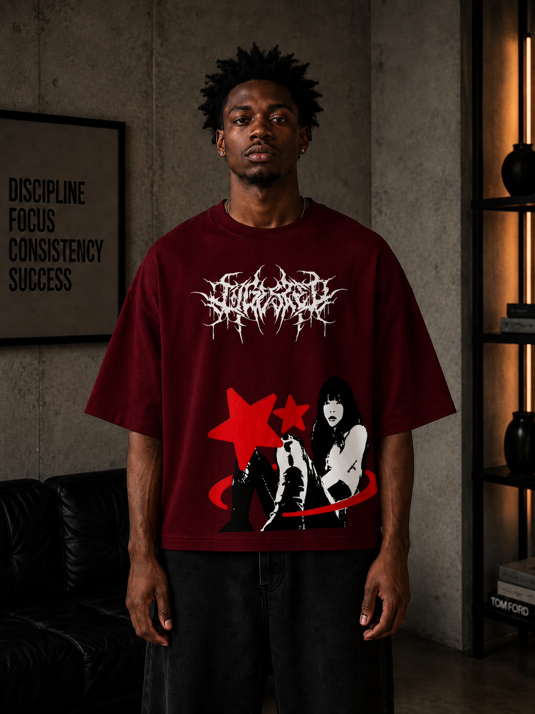 Fallen Youth Oversized Boxy Fit T-Shirt