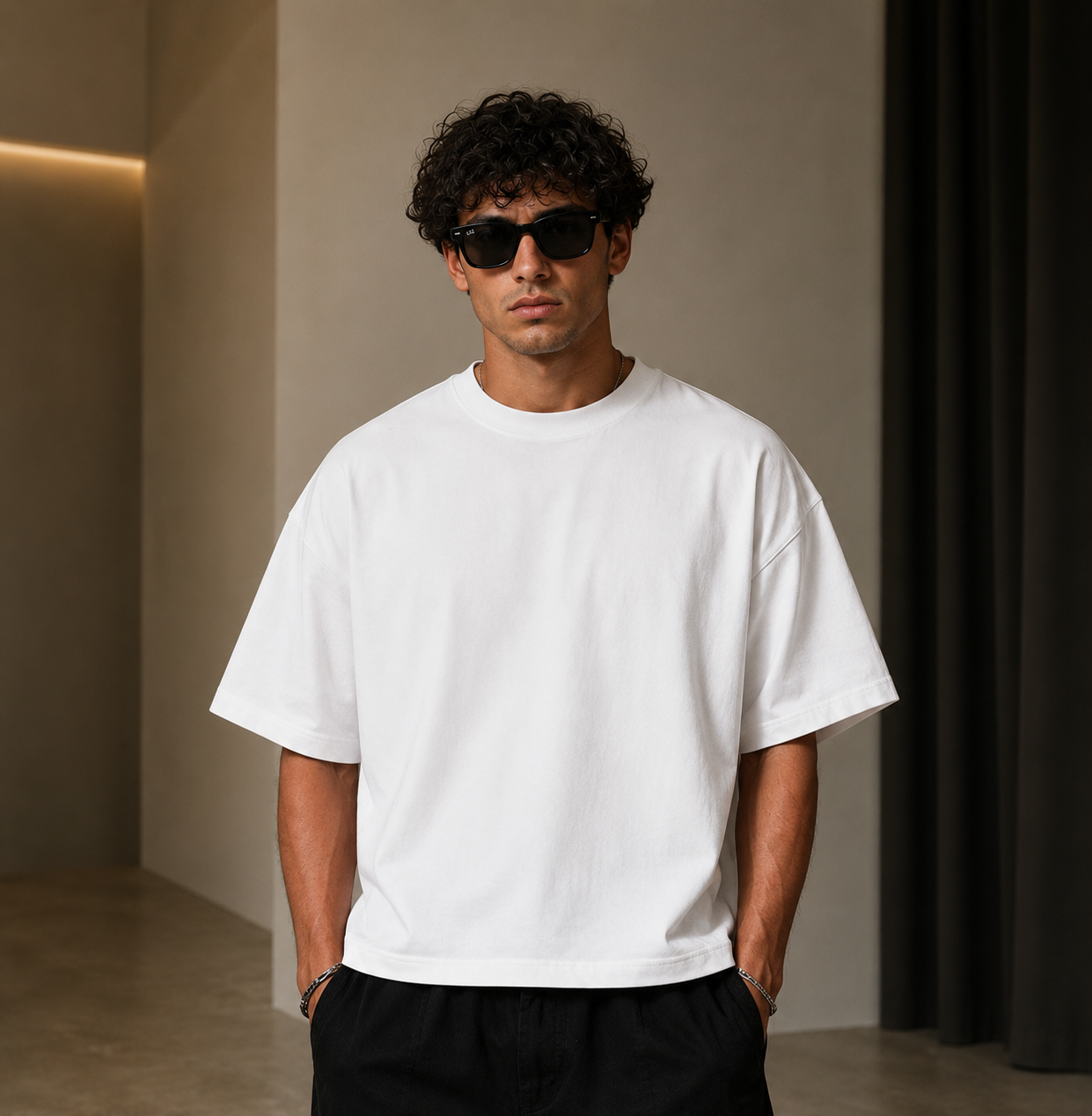 Set Of 3 Basic Boxy Fit Tees
